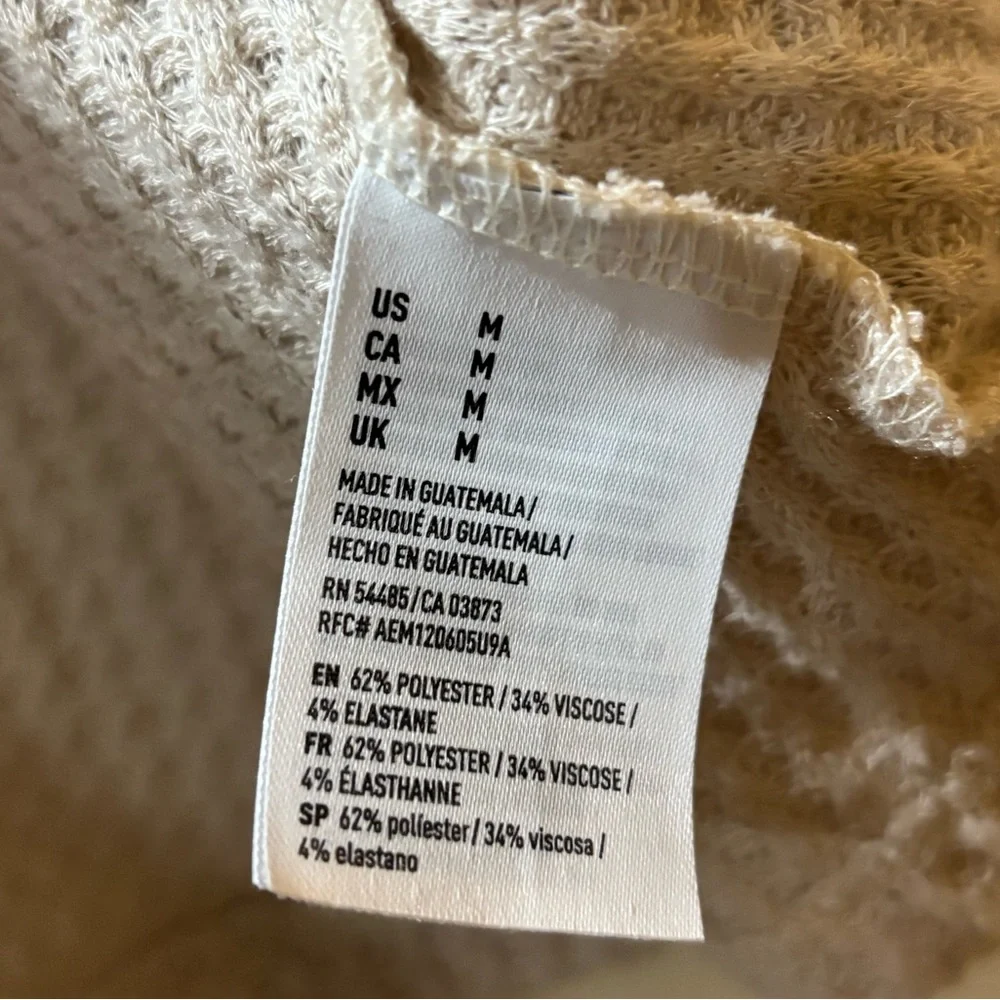 American Eagle Waffle Knit Cardigan